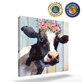 Cattle ranch american pastoral style Canvas painting - LeobonZone