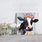 Cattle ranch american pastoral style Canvas painting - LeobonZone