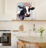 Cattle ranch american pastoral style Canvas painting - LeobonZone