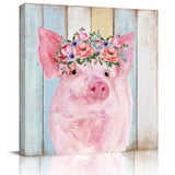 Pig farm american pastoral style Canvas painting - LeobonZone