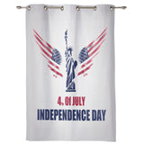 Date of Independence Day Statue of Liberty window curtains - LeobonZone
