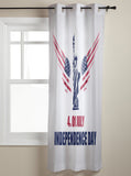 Date of Independence Day Statue of Liberty window curtains - LeobonZone