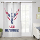 Date of Independence Day Statue of Liberty window curtains - LeobonZone
