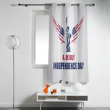 Date of Independence Day Statue of Liberty window curtains - LeobonZone