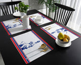 Pentagram goddess of Liberty Personalized Table Placemats - LeobonZone