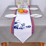 Pentagram goddess of Liberty Sharp Angle Table Runner Place Mats