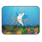 Ocean cartoon fish Sponge Rillet Rubber Rugs - LeobonZone