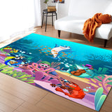 Ocean Cartoon Concert Right Angle Felt Rugs - LeobonZone