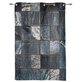 Ceramic tile marble texture window curtains - LeobonZone