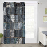 Ceramic tile marble texture window curtains