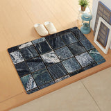 Ceramic tile marble texture Leather Doormat