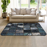 Ceramic tile marble texture Sponge Rillet Rubber Rugs - LeobonZone