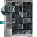 Ceramic tile marble texture Waterproof Durable Shower Curtain - LeobonZone