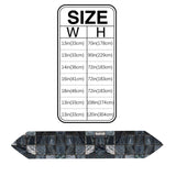 Ceramic tile marble texture Table Runner Place Mats Sharp Angle - LeobonZone