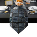 Ceramic tile marble texture Table Flag And Table Mat Suit Sharp angle - LeobonZone