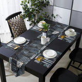 Ceramic tile marble texture Table Flag And Table Mat Suit Sharp angle - LeobonZone