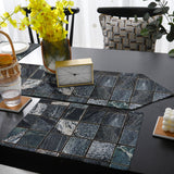 Ceramic tile marble texture Table Flag And Table Mat Suit Sharp angle - LeobonZone