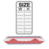 Independence day red building stars Sharp Angle Table Runner Place Mats - LeobonZone