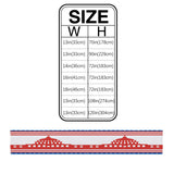 Independence day red building stars Table Runner Place Mats - LeobonZone