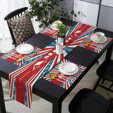 American Independence Day striped stars Table Flag And Table Mat Suit - LeobonZone