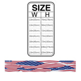 American flag of love Table Runner Place Mats - LeobonZone