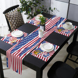 American flag of love Table Flag And Table Mat Suit - LeobonZone