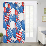 Balloon flag for independence day window curtains - LeobonZone