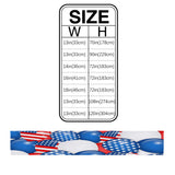 Balloon flag for independence day Table Runner Place Mats - LeobonZone