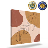 Simple abstract line art modern fashion Canvas painting - LeobonZone