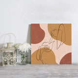 Simple abstract line art modern fashion Canvas painting - LeobonZone