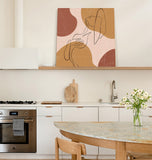 Simple abstract line art modern fashion Canvas painting - LeobonZone