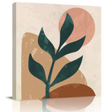Abstract art tropical plants Canvas painting - LeobonZone