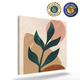 Abstract art tropical plants Canvas painting - LeobonZone