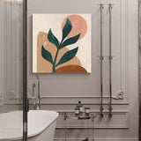 Abstract art tropical plants Canvas painting - LeobonZone