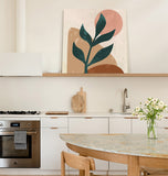 Abstract art tropical plants Canvas painting - LeobonZone