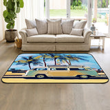 Summer seaside bus Sponge Rillet Rubber Carpet