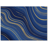 Marbling Abstract blue background Right Angle Felt Rugs - LeobonZone