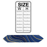 Marbling Abstract blue background Table Runner Place Mats Sharp Angle - LeobonZone