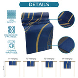 Marbling Abstract blue background Table Runner Place Mats - LeobonZone