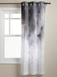 Black Marble light color pattern stone window curtains - LeobonZone