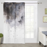 Black Marble light color pattern stone window curtains - LeobonZone