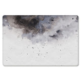 Black Marble light color pattern stone Leather Doormat - LeobonZone
