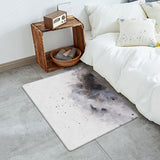 Black Marble light color pattern stone Leather Doormat - LeobonZone