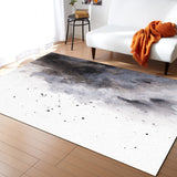 Black Marble light color pattern stone Right Angle Felt Rugs - LeobonZone