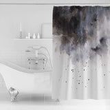 Black Marble light color pattern stone Waterproof Durable Shower Curtain - LeobonZone