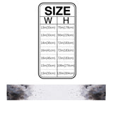 Black Marble light color pattern stone Table Runner Place Mats - LeobonZone