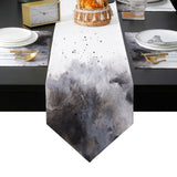 Black Marble light color pattern stone Table Flag And Table Mat Suit Sharp angle - LeobonZone