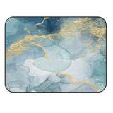 Blue Marble light color pattern stone Sponge Rillet Rubber Rugs - LeobonZone