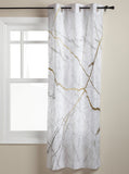 Grey Marble line texture window curtains - LeobonZone