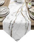 Grey Marble line texture Table Runner Place Mats Sharp Angle